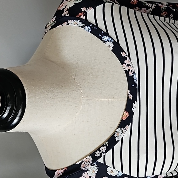 Maurices Floral and Stripe Baseball Tee NWT - Picture 7 of 13